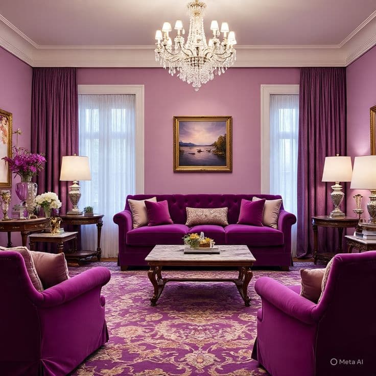 Curated drapery composition